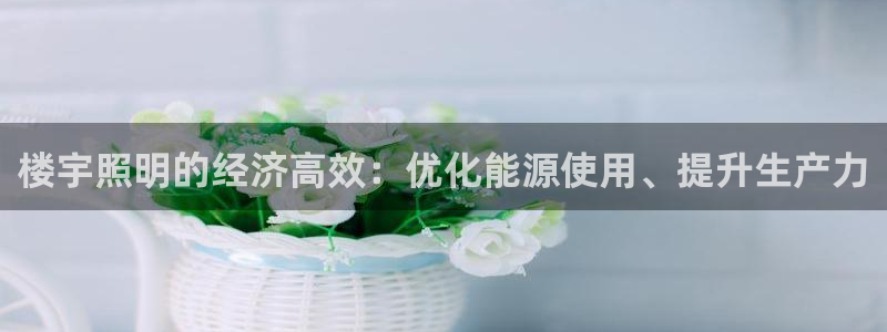 楼宇照明的经济高效:优化能源使用、提升生产力